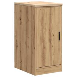 Berkfield Home Garage Storage Cabinet Artisan Oak 40x51x85 cm Solid Wood Pine in Brown - Size: 40 x 51 x 85 cm - thumbnail 2