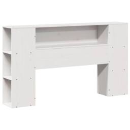 Berkfield Home Decorative Bookcase Bed without Mattress White 135x190 cm Doouble - thumbnail 6