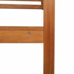 Berkfield Home Garden Chairs Without Arms - Set of 2 in Solid Acacia Wood in Brown - thumbnail 7
