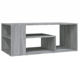 Berkfield Home Coffee Table Grey Sonoma 100x50x40 cm Engineered Wood - Size: 100 x 50 x 40 cm - thumbnail 2