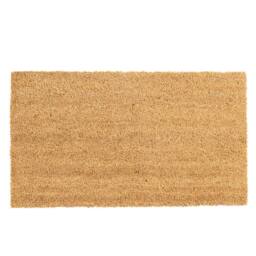 Nicola Spring Coir Door Mat - 70 x 40cm in Brown - Size: 40 cm x 70 cm - thumbnail 1