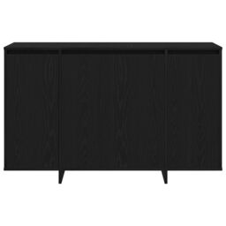 Berkfield Home Black Oak Sideboard Black oak Wood 120 x 41 x 75 cm - thumbnail 6