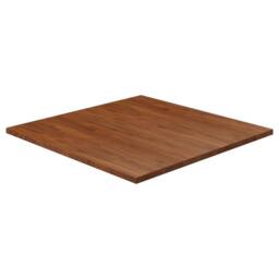 Berkfield Home Square Table Top Dark Brown 90x90x2.5cm Treated Solid Wood Oak - Size: 90x90x2.5 cm - thumbnail 1