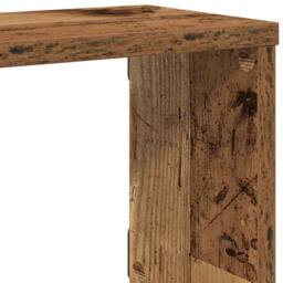 Berkfield Home Wall Cube Shelves 4 pcs Old Wood 60x15x23 cm Engineered Wood in Brown - Size: 60 x 15 x 23 cm - thumbnail 8