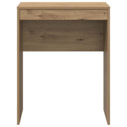 Berkfield Home Writing Desk Artisan oak Engineered wood 60 x 40 x 76 cm Sleek in Brown - thumbnail 4