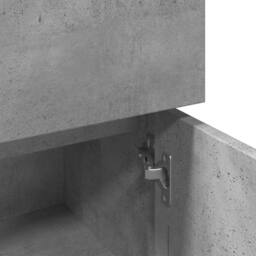 Berkfield Home Bathroom Cabinet Concrete Grey 30x30x95 cm Engineered Wood - Size: 30 x 30 x 95 cm - thumbnail 9
