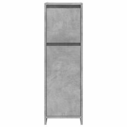 Berkfield Home Bathroom Cabinet Concrete Grey 30x30x95 cm Engineered Wood - Size: 30 x 30 x 95 cm - thumbnail 4