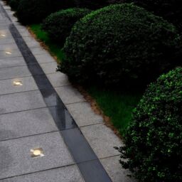 Berkfield Home Outdoor Ground Lights 12 pcs Square in Silver - thumbnail 2