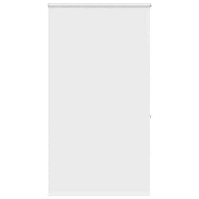 Berkfield Home Shower Roller Blind with Cassette 130x240 cm Fabric Width 126 cm in White - image 1