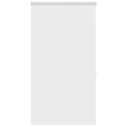 Berkfield Home Shower Roller Blind with Cassette 130x240 cm Fabric Width 126 cm in White - thumbnail 1