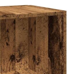 Berkfield Home Classic Corner Cabinet Old Wood 33x33x132 cm Engineered Wood in Brown - Size: 33 x 33 x 132 cm - thumbnail 6
