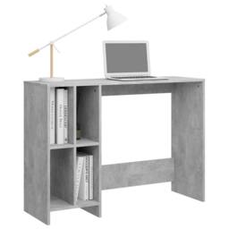 Berkfield Home Notebook Desk Concrete Grey 102.5x35x75 cm Engineered Wood - thumbnail 5