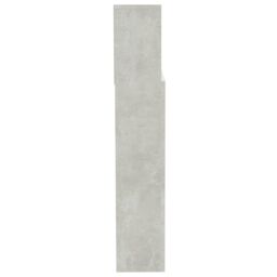 Berkfield Home Headboard Cabinet Concrete Grey 200x19x103.5 cm - thumbnail 4