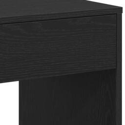 Berkfield Home Desk Black Oak 101x50x76.5 cm Engineered Wood - thumbnail 9