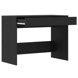 Berkfield Home Desk Black Oak 101x50x76.5 cm Engineered Wood - thumbnail 5