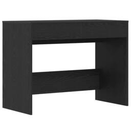 Berkfield Home Desk Black Oak 101x50x76.5 cm Engineered Wood