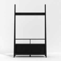 Lemon Pavilion Furniture Tiva Ladder TV Unit - MDF - L38.6 x W105 x H175.4 cm - Black - Size: 1 Pack - thumbnail 2