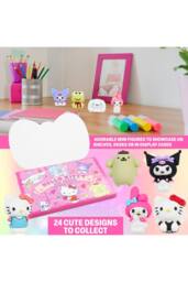 Hello Kitty Sanrio Collectable Figures Christmas Gift Set Pink 24 Pcs - thumbnail 2