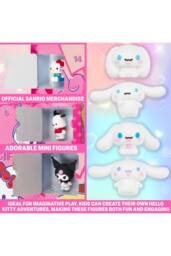 Hello Kitty Sanrio Collectable Figures Christmas Gift Set Pink 24 Pcs - thumbnail 4
