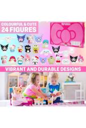 Hello Kitty Sanrio Collectable Figures Christmas Gift Set Pink 24 Pcs - thumbnail 6
