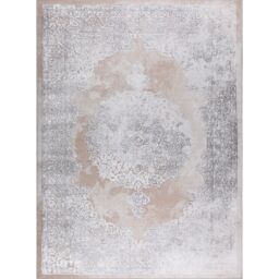 Livabliss Lustro-Vintage Beige Grey Off-White Traditional Boho Living Dining Bedroom Rug - Size: 200 cm x 275 cm - thumbnail 2