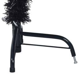 Berkfield Home Beautiful Artificial Pre-lit Christmas Tree Black 150 cm PVC - thumbnail 9