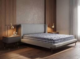 Angel Cerda Natural-Latex Hybrid Mattress with Cooltex Pocket Mini Springs in Blue - Size: EU King - thumbnail 4