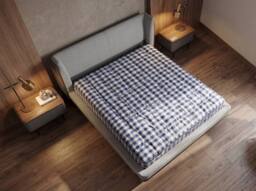 Angel Cerda Natural-Latex Hybrid Mattress with Cooltex Pocket Mini Springs in Blue - Size: EU King - thumbnail 5