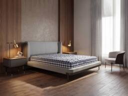 Angel Cerda Natural-Latex Hybrid Mattress with Cooltex Pocket Mini Springs in Blue - Size: EU King - thumbnail 7