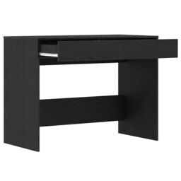Berkfield Home Desk Black Oak 101x50x76.5 cm Engineered Wood - thumbnail 5