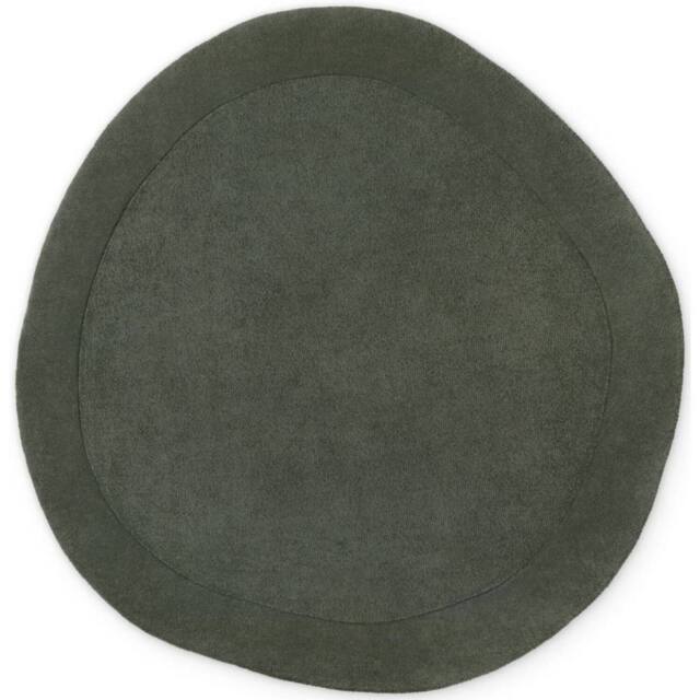 THE RUGS Villeroy & Boch 1812 Wool Rug & Runner Round Wool Rug in Green - Size: 160 cm diameter - image 1