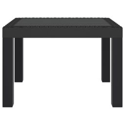 Berkfield Home Garden Table Anthracite 59x47x40 cm PP in Black - Size: 59 x 47 x 40 cm - thumbnail 3