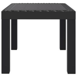 Berkfield Home Garden Table Anthracite 59x47x40 cm PP in Black - Size: 59 x 47 x 40 cm - thumbnail 4