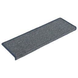 Berkfield Home Carpet Stair Treads 15 pcs 65x21x4 cm Purple & Blue - Size: Medium - thumbnail 2