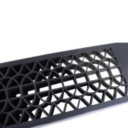 VOGREX 3 Ton Heavy Duty Plastic Wide Low Rise Car Ramps For Van Workshop in Black - thumbnail 2