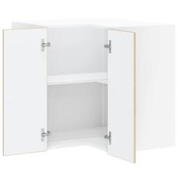 Berkfield Home Kitchen Wall Corner Cabinet Lucca Sonoma Oak Engineered Wood in Light Tan - thumbnail 5