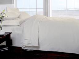Rapport Home 400 Thread Count Housewife Pillow Case Pair in Cream - Size: Standard Pillow Case - thumbnail 2