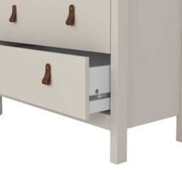 Wyld Haus Cashmere 5 Drawer Wooden Chest in Cream - thumbnail 8
