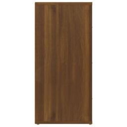 Berkfield Home Sideboard Brown Oak 40x33x70 cm Engineered Wood - Size: 40 x 33 x 70 cm - thumbnail 5