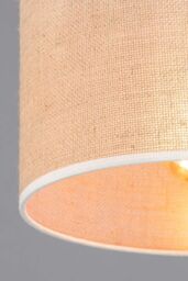 BHS Lighting Burlap Easy Fit Light Shade in Natural - Size: 30 cm diameter x 21 cm high - thumbnail 3