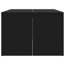 Berkfield Home Coffee Table Black 102x50x36 cm Engineered Wood - Size: 102 x 50 x 36 cm - thumbnail 5