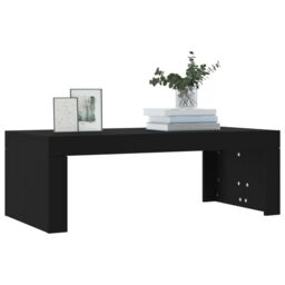 Berkfield Home Coffee Table Black 102x50x36 cm Engineered Wood - Size: 102 x 50 x 36 cm - thumbnail 3