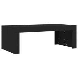Berkfield Home Coffee Table Black 102x50x36 cm Engineered Wood - Size: 102 x 50 x 36 cm - thumbnail 6