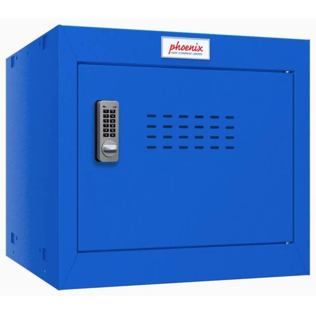 Phoenix Safe Company Blue Cube Locker with Electronic Lock, CL0344BBE, 44L - Size: 300 cm x 100 cm - image 1