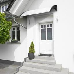 SPETLEK DOOR CANOPY AWNING SHELTER OUTDOOR white - Size: 0.6m2 - thumbnail 2