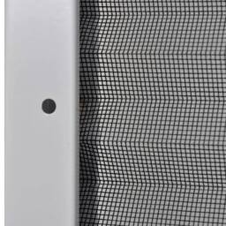 Berkfield Home Plisse Insect Screen for Windows Aluminium 60x80 cm in Black - thumbnail 6