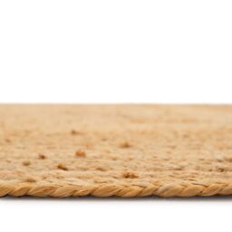 Kukoon Classic Natural Handwoven Braided Jute Fireside Living Area Rug in Beige - Size: 190 cm x 280 cm - thumbnail 3