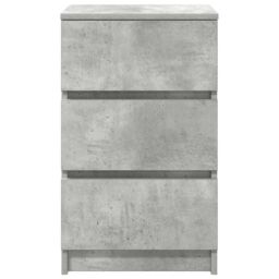 Berkfield Home Bedside Cabinets with 3 Drawers 2 pcs Concrete Grey 39x35x65 cm - Size: 39 x 35 x 65 cm - thumbnail 7