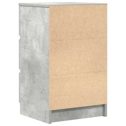 Berkfield Home Bedside Cabinets with 3 Drawers 2 pcs Concrete Grey 39x35x65 cm - Size: 39 x 35 x 65 cm - thumbnail 9