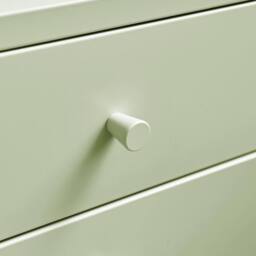 FurnitureboxUK Lykke Metal Storage Bedside Table in Green - thumbnail 5